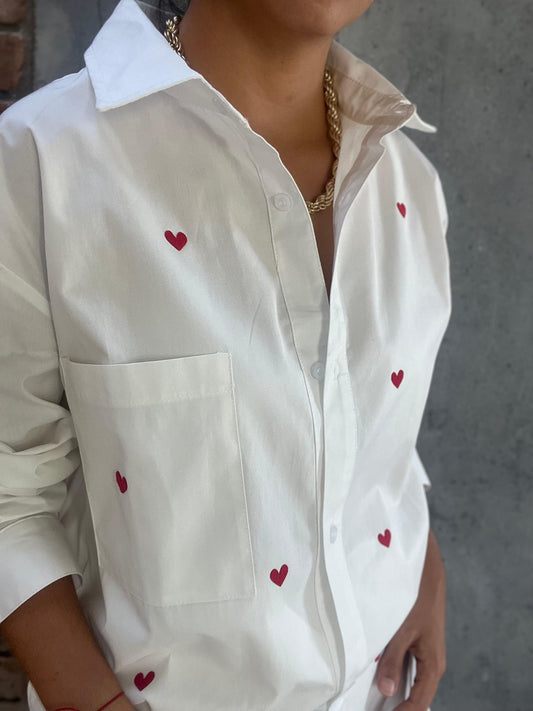 Raining  hearths Blouse