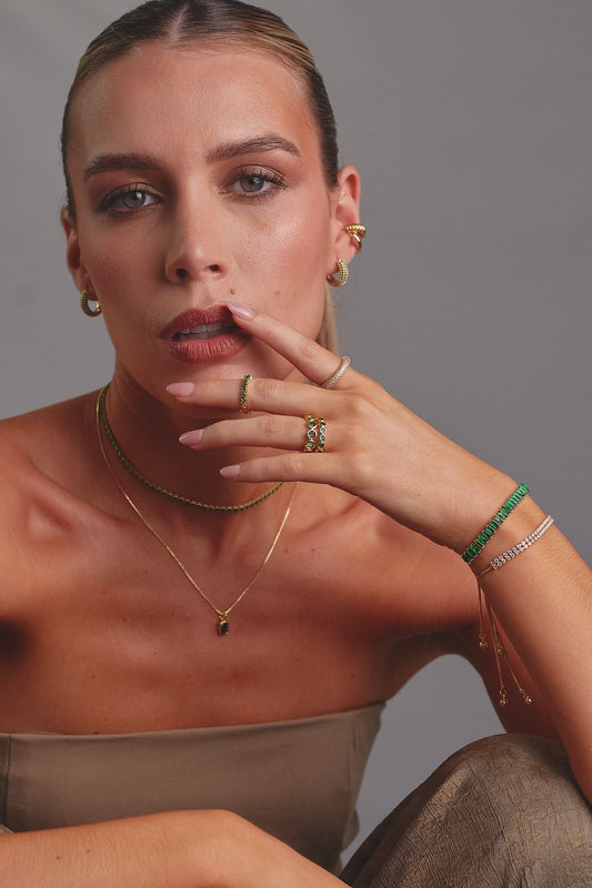 Emerald Tennis Choker